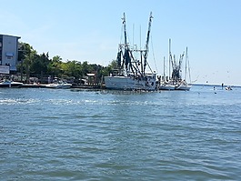 shrimper,捕虾船,水