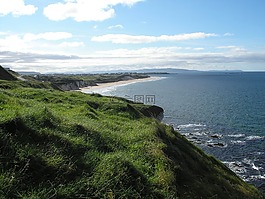 海岸線,愛爾蘭,海洋