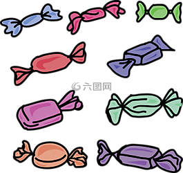 卡通,糖果,甜