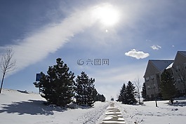 雪,冬天,太陽(yáng)