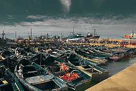 摩洛哥,索維拉,海岸