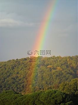 彩虹,性质,天空