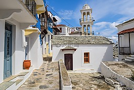 希臘,skopelos,喬拉