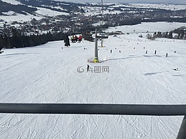 山,冬季,stok