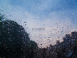 雨滴,水,雨
