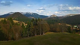 donovaly的,低上塔特拉山,山