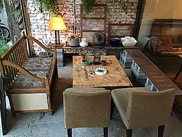 二手,咖啡店,骨董