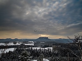 lielienstein,冬天,雪