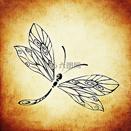 蜻蜓,昆蟲,翼