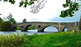 橋,拱,河