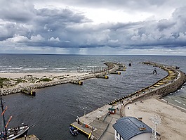 ko?obrzeg市,海灘,波羅的海海岸