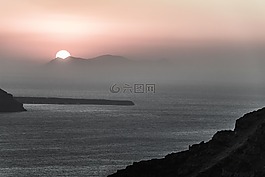 圣托里尼,希臘,景觀