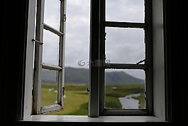 窗外的景色,冰島,山風景