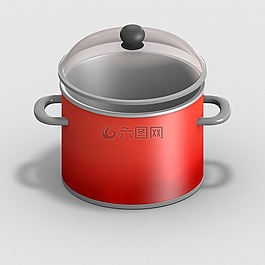 鍋,廚師,3d