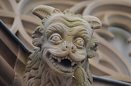 石像鬼,大教堂,斯特拉斯堡