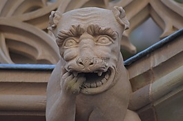 石像鬼,大教堂,斯特拉斯堡