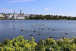 城市中心,rejkjavik,冰島