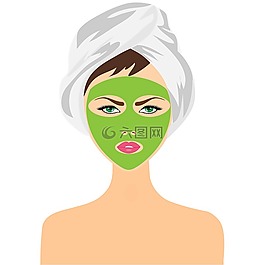 美容治療,口罩,女孩