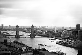 倫敦,橋,河