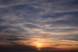 日落,海,夕陽大海