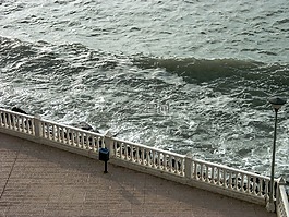 地中海,海,步行