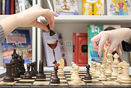 國際象棋,手,人物