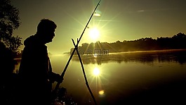 德拉瓦,黎明,釣魚