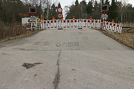 路,道口,屏障