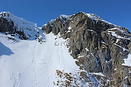 山,波蘭,冬季