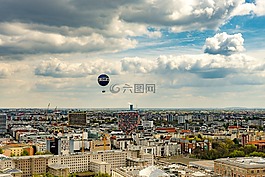 柏林,全景,波茨坦的地方