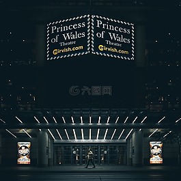 劇院,百老匯,入口