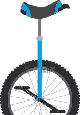 獨(dú)輪車,輪,自行車