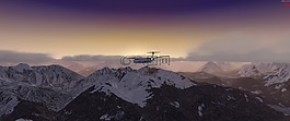 高山,飛機,沖q400