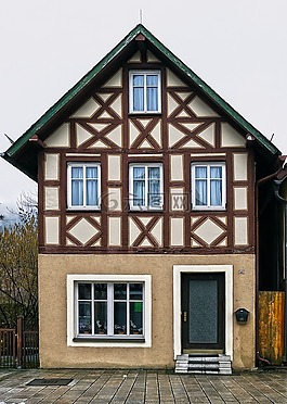 fachwerkhaus,正面,裝修