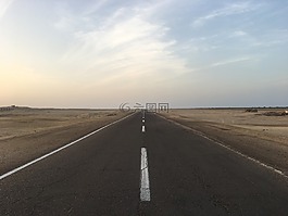 路,埃及,地平線