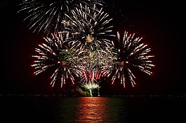 煙花,夜,慶典