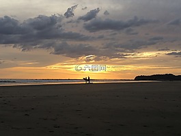 巴拿馬,海灘,沖浪