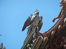 寺,泰國,天空