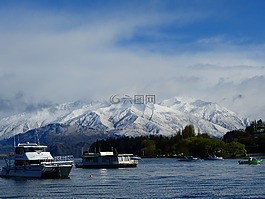 山,雪,奧塔戈