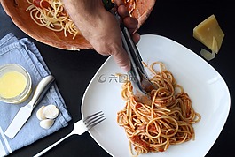 面食,意大利面條,食品