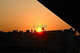 日落,布鲁克林,纽约