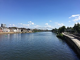 景觀,河,默茲