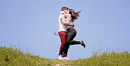 夫婦,愛情,吻