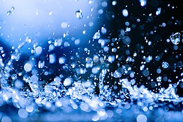 一滴水,雨,下降