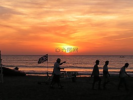 夕陽,傍晚,晚霞