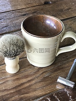 剃须,泡沫,斗