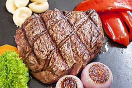 朋友,牛肉,牛排