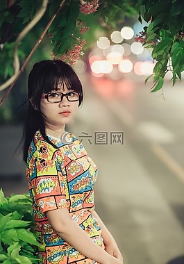 肖像,模型,女孩