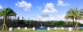 池,豪華,水