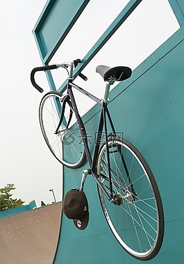 精靈,公園,自行車